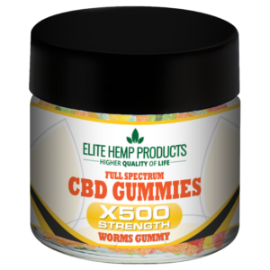 CBD Worm Gummy x500 Strength